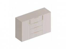 Комод с 4 ящ., 2створ. «Тефия» (тефия/софт сантьяго) в Назарово - nazarovo.mebel-nsk.ru | фото