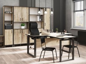 Комплект Гермес лофт (дуб крафт серый) в Назарово - nazarovo.mebel-nsk.ru | фото