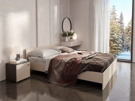 Кровать двухспальная 1,6м Гиза в Назарово - nazarovo.mebel-nsk.ru | фото