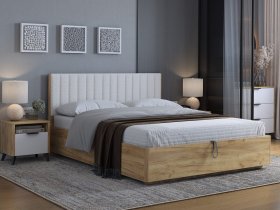 Кровать двуспальная 1,6м Юлия в Назарово - nazarovo.mebel-nsk.ru | фото