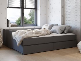 Кровать-трансформер Симпл КР-51 (графит) в Назарово - nazarovo.mebel-nsk.ru | фото