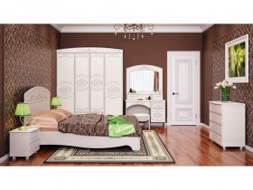 Модульная спальня Каролина в Назарово - nazarovo.mebel-nsk.ru | фото