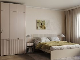 Модульная спальня Орма (МДФ) в Назарово - nazarovo.mebel-nsk.ru | фото