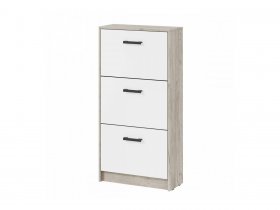 Обувница ОБ-2 Вега (дуб крафт серый/белый) в Назарово - nazarovo.mebel-nsk.ru | фото