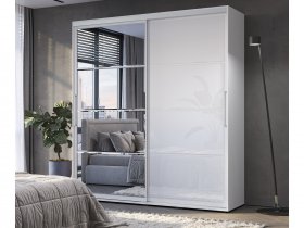 Шкаф-купе Крафт-6 2,0м (белый) в Назарово - nazarovo.mebel-nsk.ru | фото
