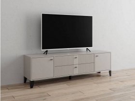 Тумба под ТВ Парус-10 (кашемир/сантьяго софт) в Назарово - nazarovo.mebel-nsk.ru | фото